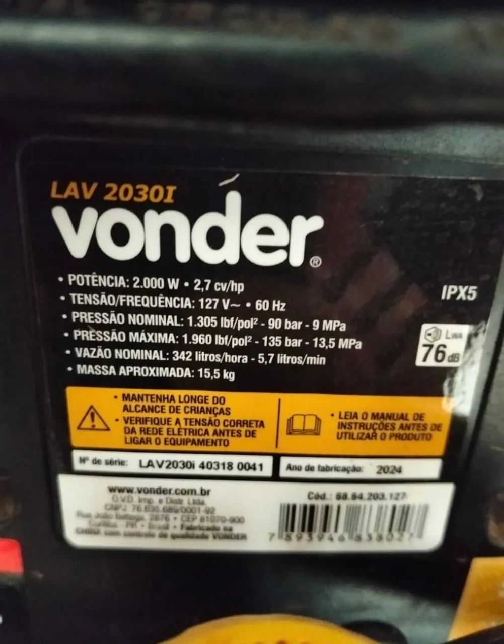 Lavadora de Alta Pressão  - Foto 2