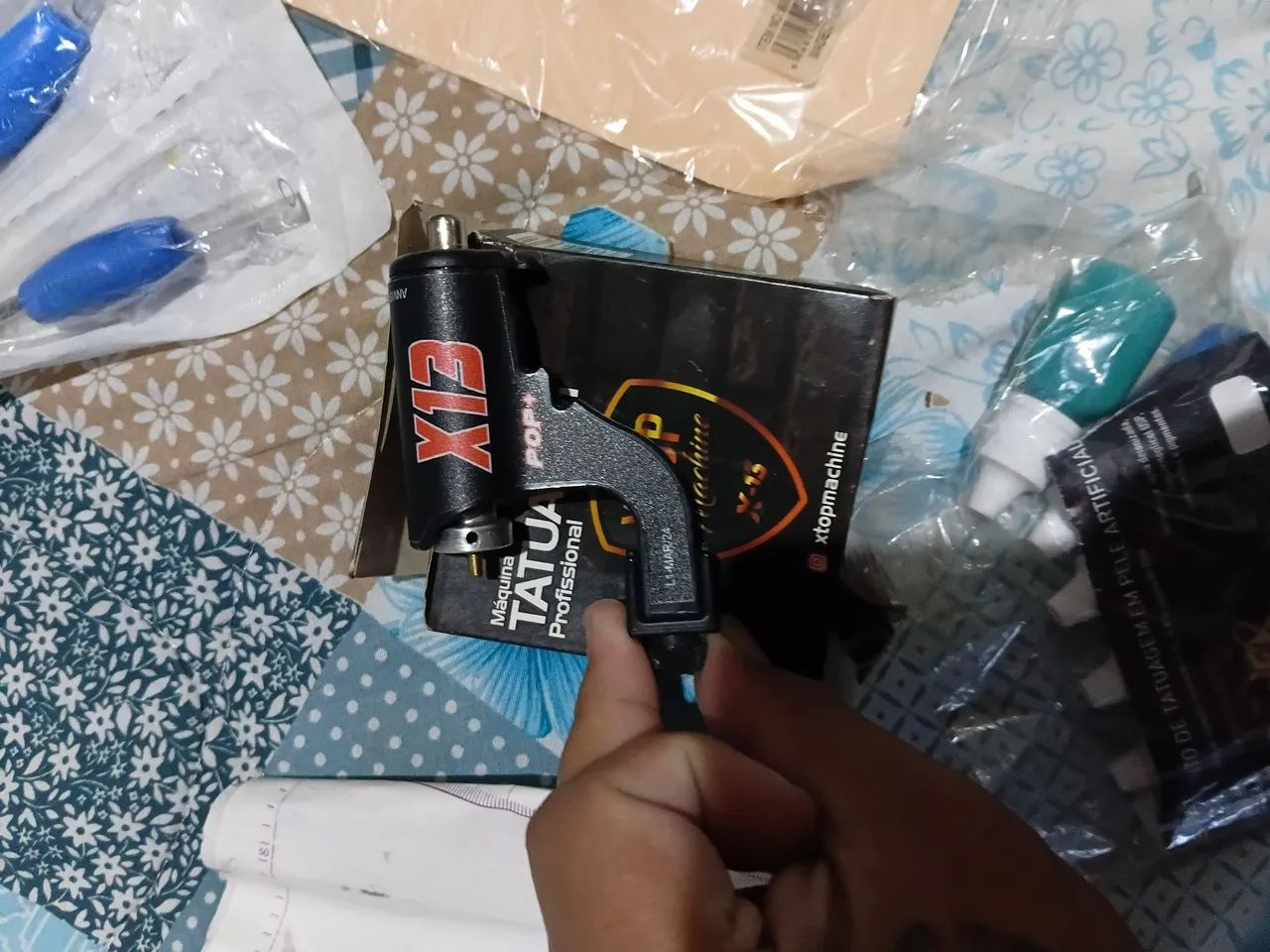 Vendo kit de tatuagem  - Foto 4