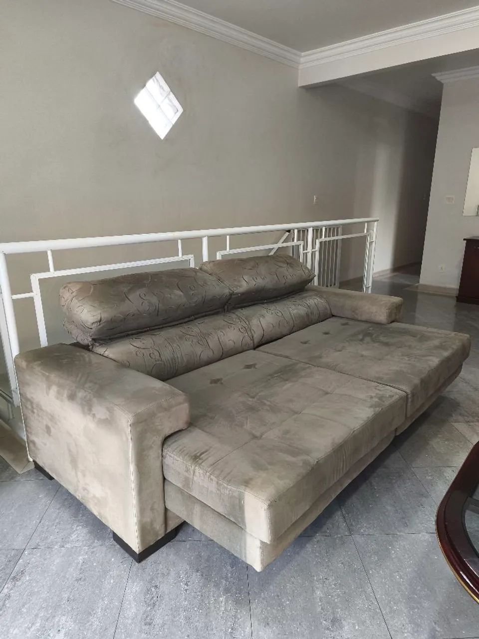 Sofá 3 Lugares Retrátil 