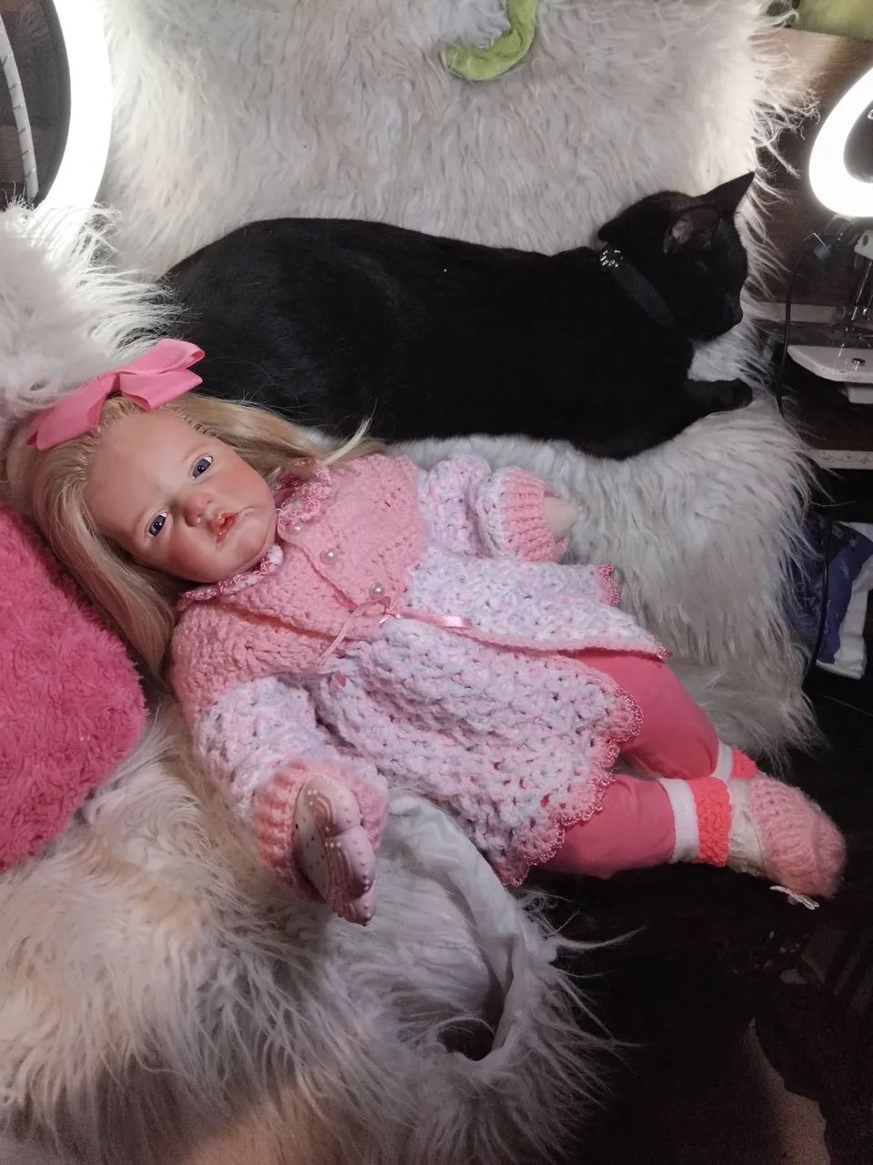 Bebê  Reborn realista terapêuticos 60 cm nova - Foto 2