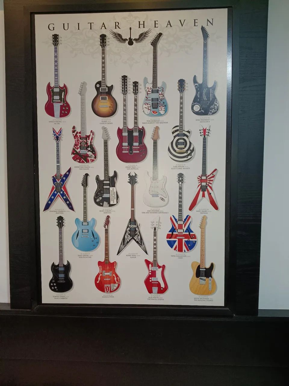 Quadro guitarra 64 x 94 cm - Foto 2