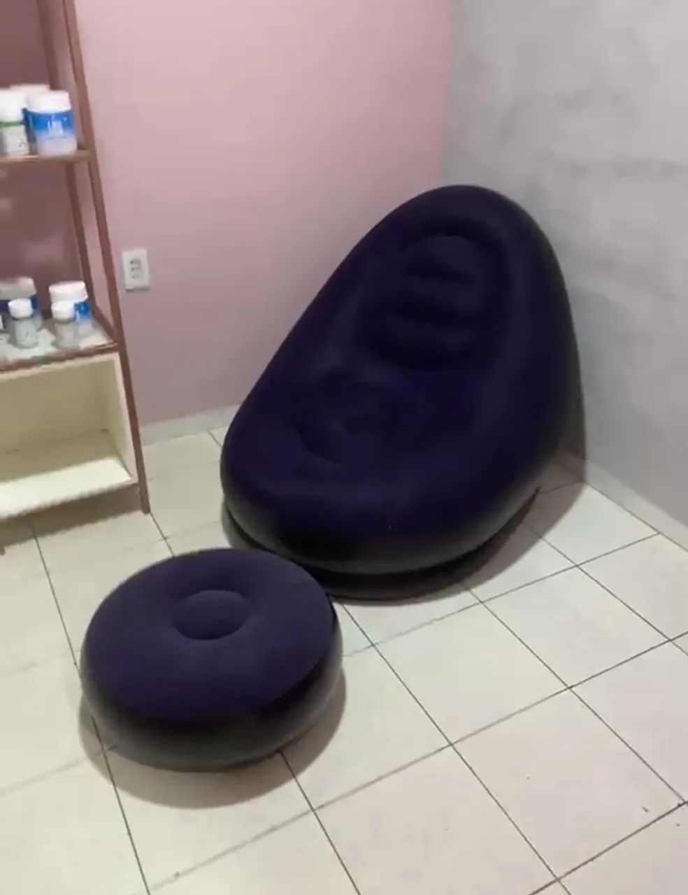 Poltrona inflável 