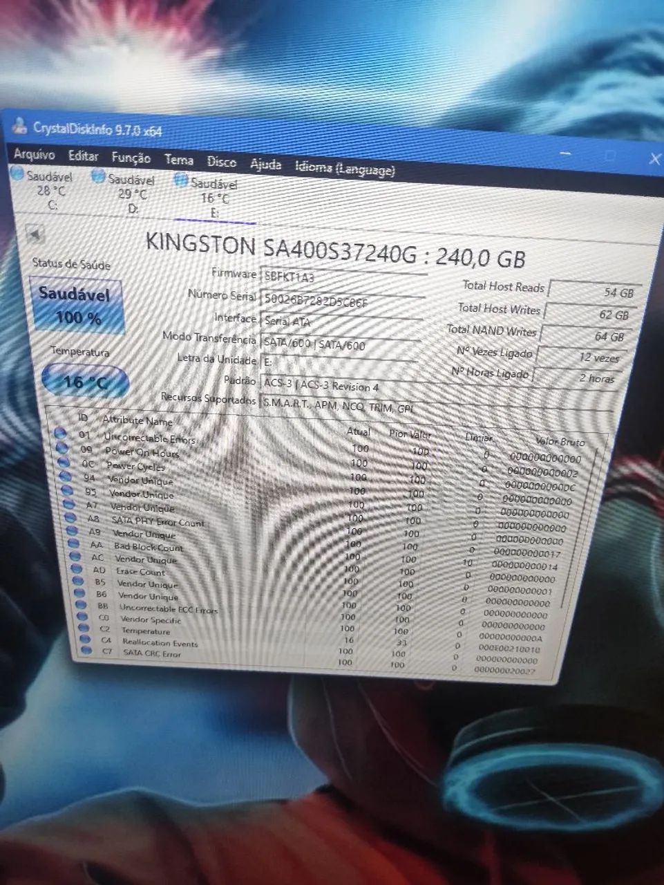10 SSDS DE 240GB CADA (KINGSTON, ADATA E GREEN) - Foto 3