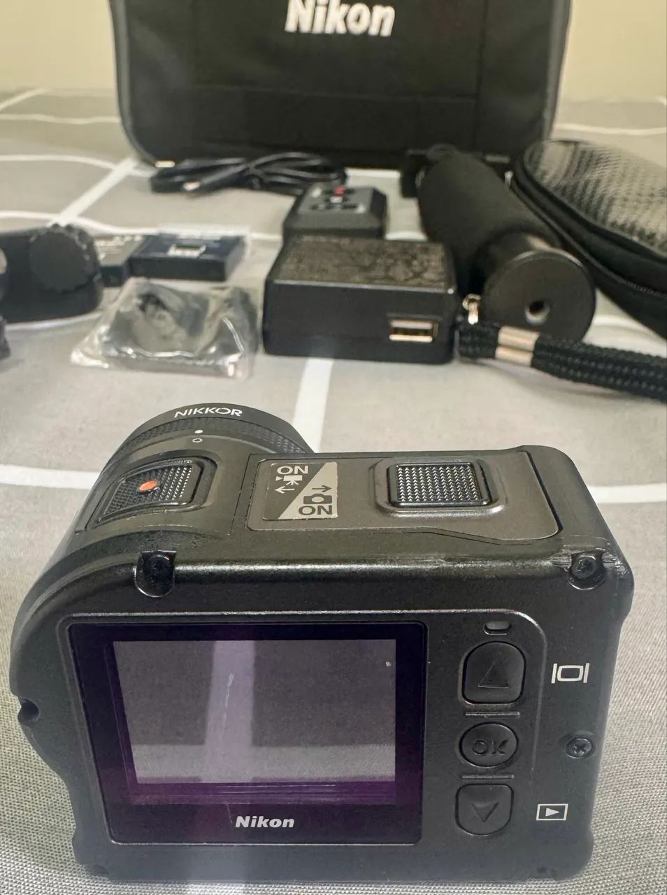 Nikon KeyMission 170 4K - Completa com Todos os Acessórios