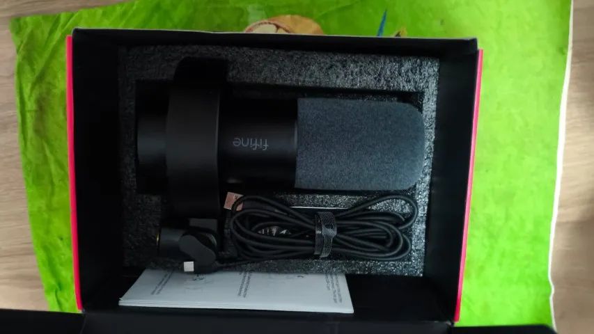 Microfone k688 XLR e USB preto - Foto 2