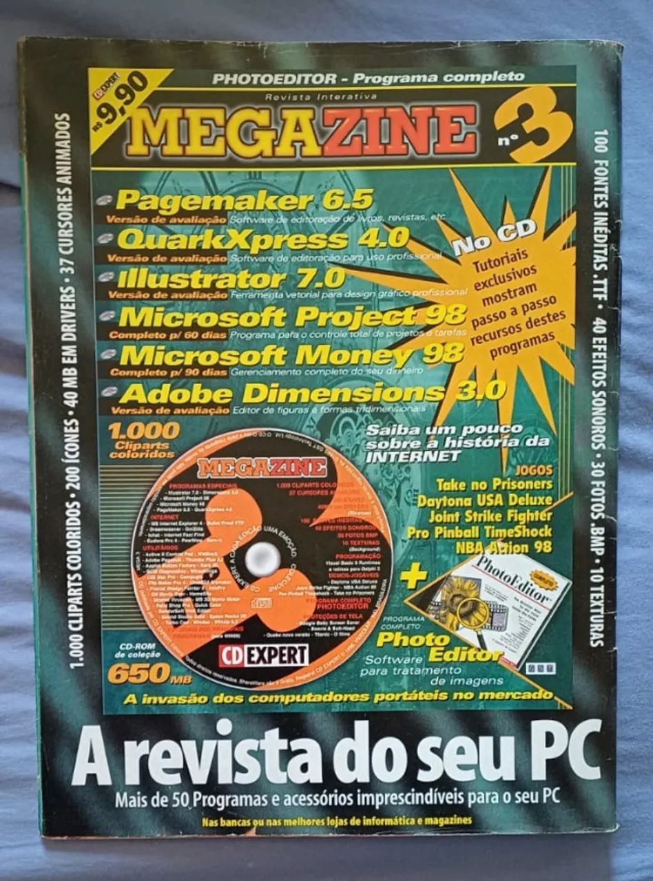Revista PC CD Expert Pandemonium! & Game Mania - Livros e revistas