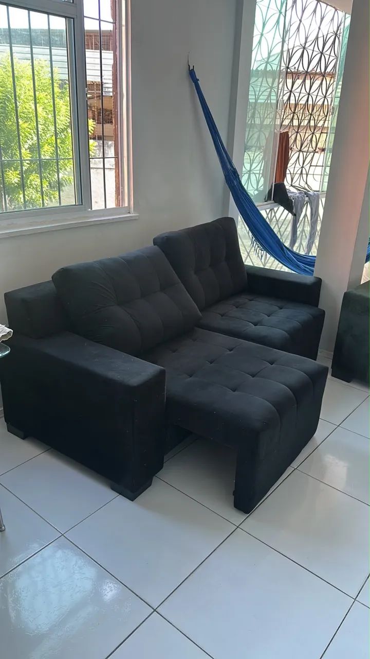 Sofá 2 lugares retrátil 