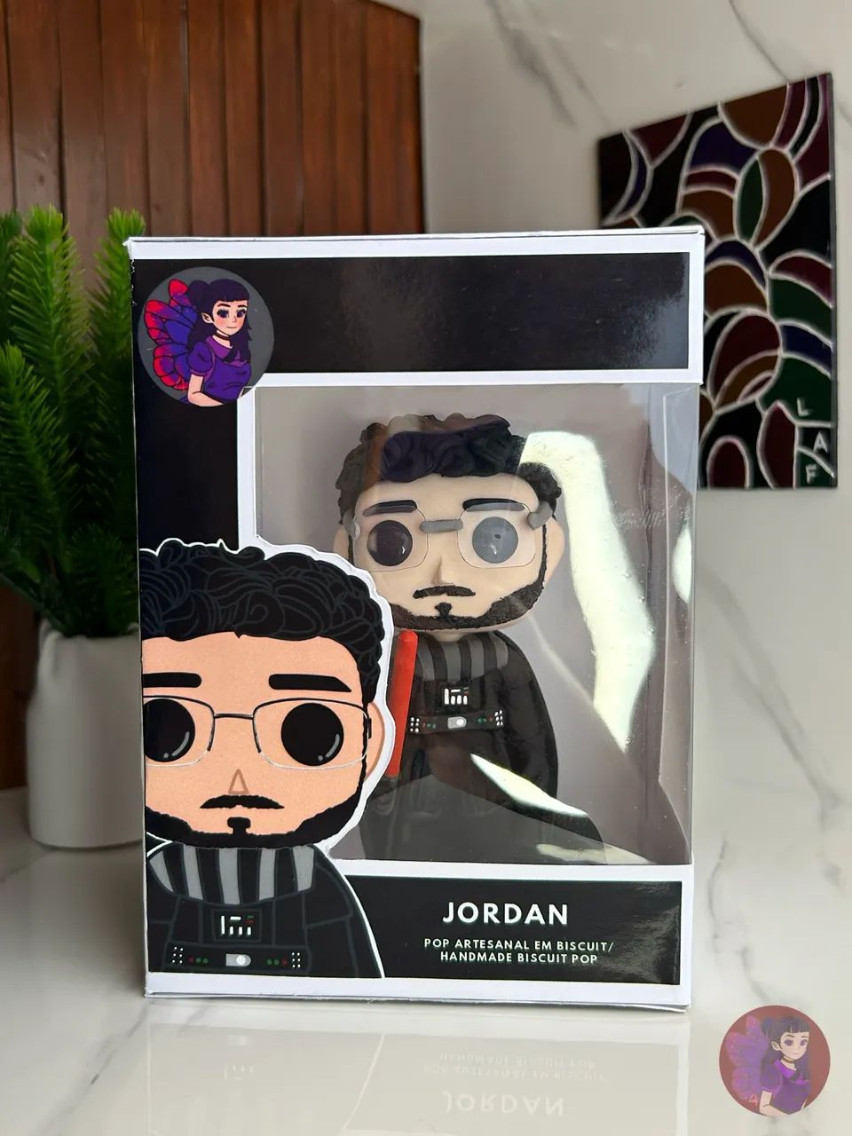 Boneco funko pop personalizado com caixa e adesivos - Foto 3