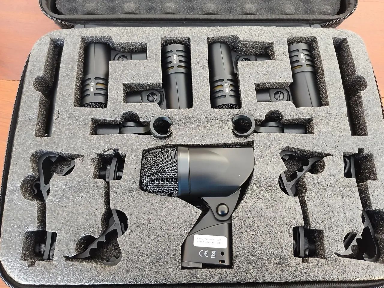 Microfones de bateria kit 7 peças e caser (poucas unidades) - Foto 3