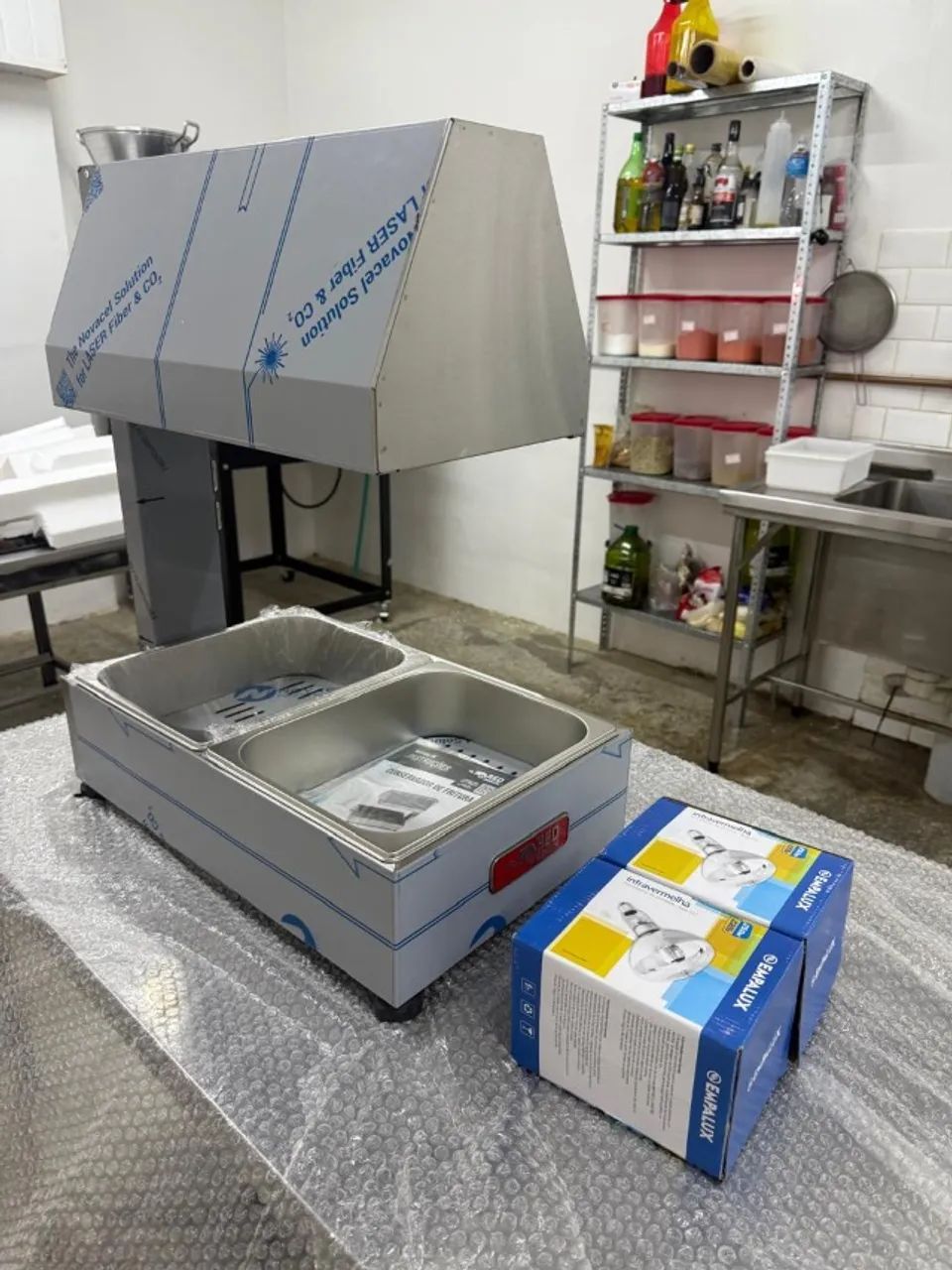 CONSERVADOR DE FRITURA COM 2 CUBAS 1/2 220V/P - Foto 4