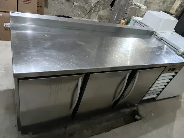 Balcão Refrigerado De Encosto Em Inox 2,00m  - Foto 3