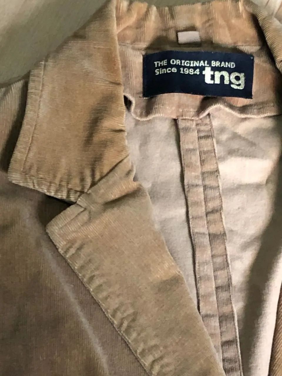 Blazer de veludo bege - Foto 2