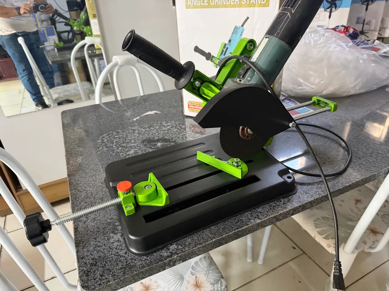 Lixadeira com suporte angular telescópico  - Foto 4