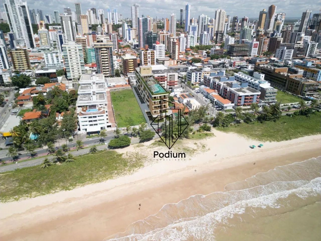 Flats Studio á beira mar da praia de Manaíra - FL0972