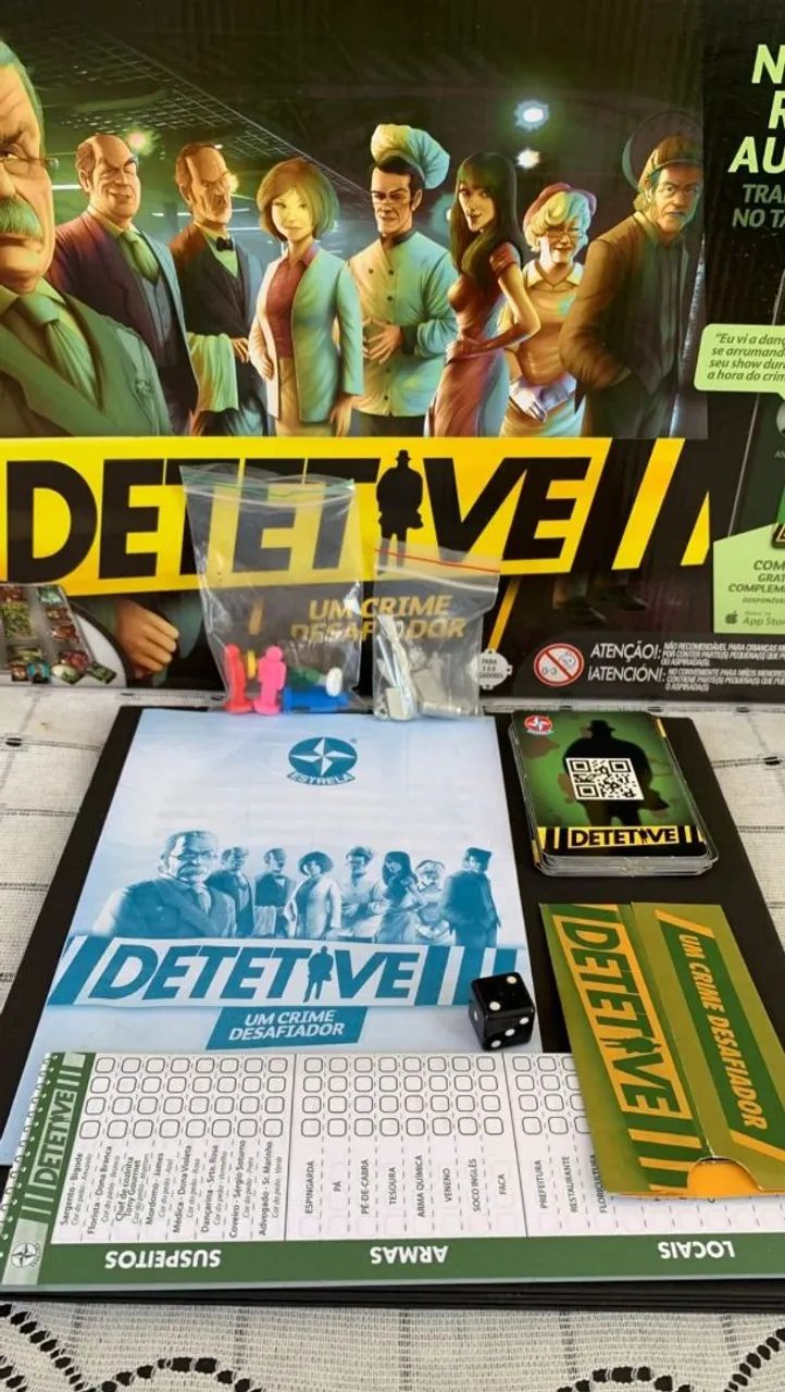 Jogo de Tabuleiro Detetive - Foto 4