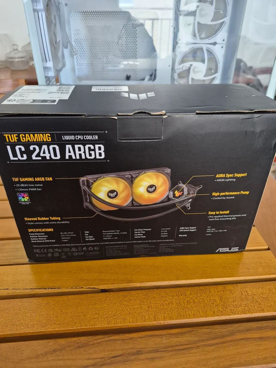 Water Cooler Asus TUF Gaming 240 ARGB - Foto 2