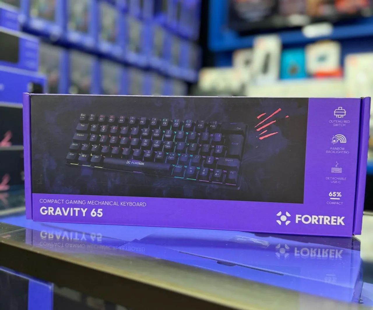 TECLADO FORTREK GRAVITY 65 - Foto 2