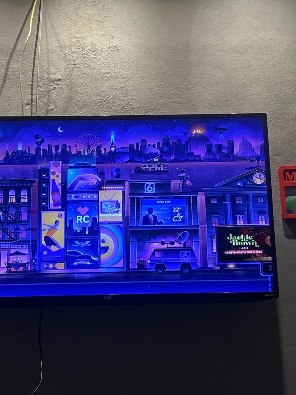 Tv AOC 43 polegadas Roku Tv  - Foto 3