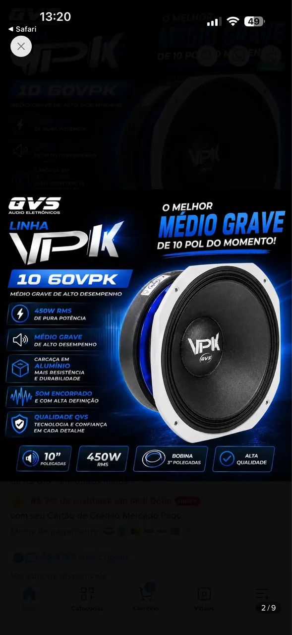 Médio Grave 10p VPK 