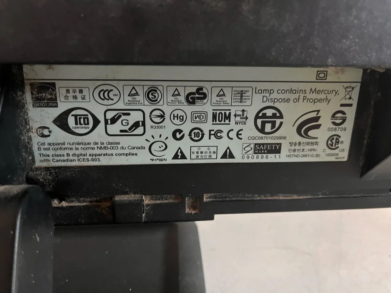 Monitor HP LE2201w 22 Polegadas (Detalhe na Tela) - Funcionando - Foto 3