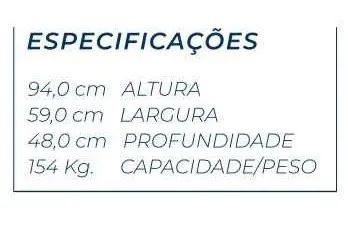 Cadeira Plástico Poltrona Com Encosto Alto 154kg - Foto 4