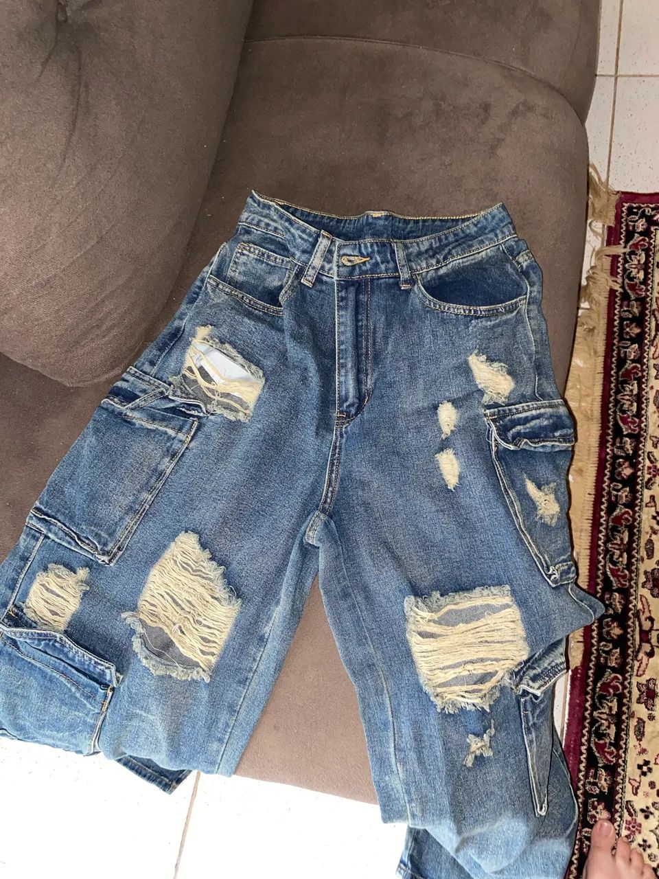 Calça cargo nova nunca usada  - Foto 4