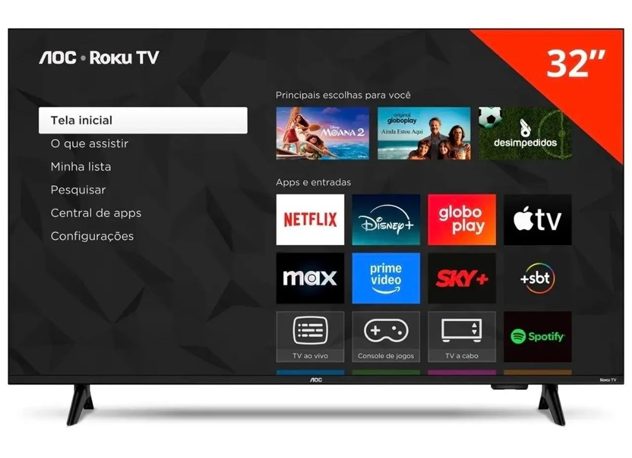 Smart TV 32 AOC Roku - Foto 2
