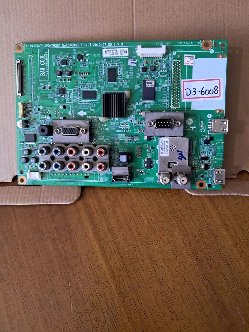 Placa principal tv LG 50pa4500  - Foto 5