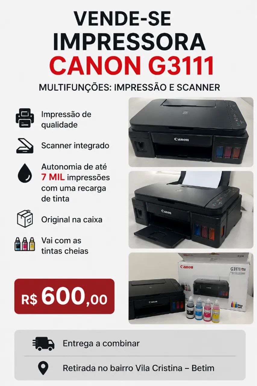 IMPRESSORA CANON G3111