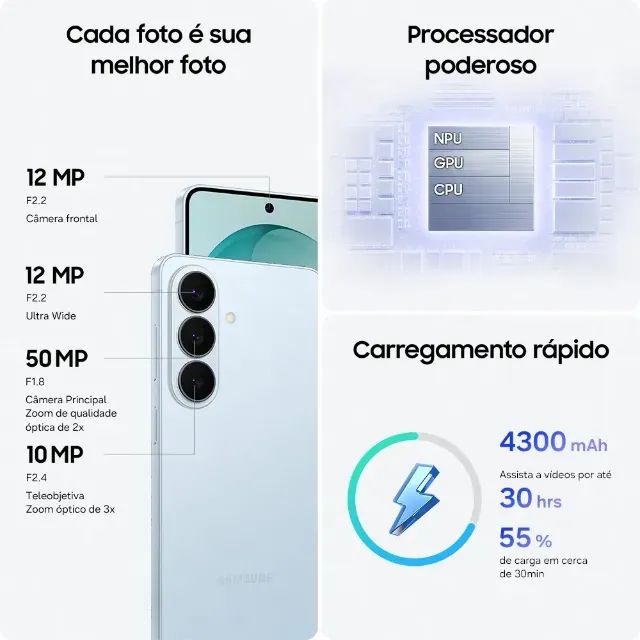 Celular Samsung Galaxy S26 5G - 256GB  (NOVO) - Foto 3
