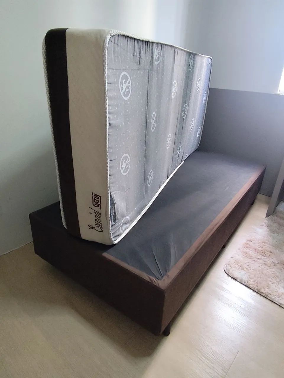 Cama Solteiro ( box + colchão) - Foto 3