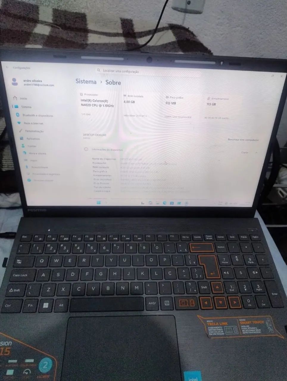 Notebook positivo  - Foto 4