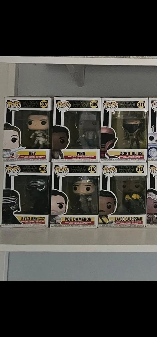 Coleção lote Funko Pop Star Wars