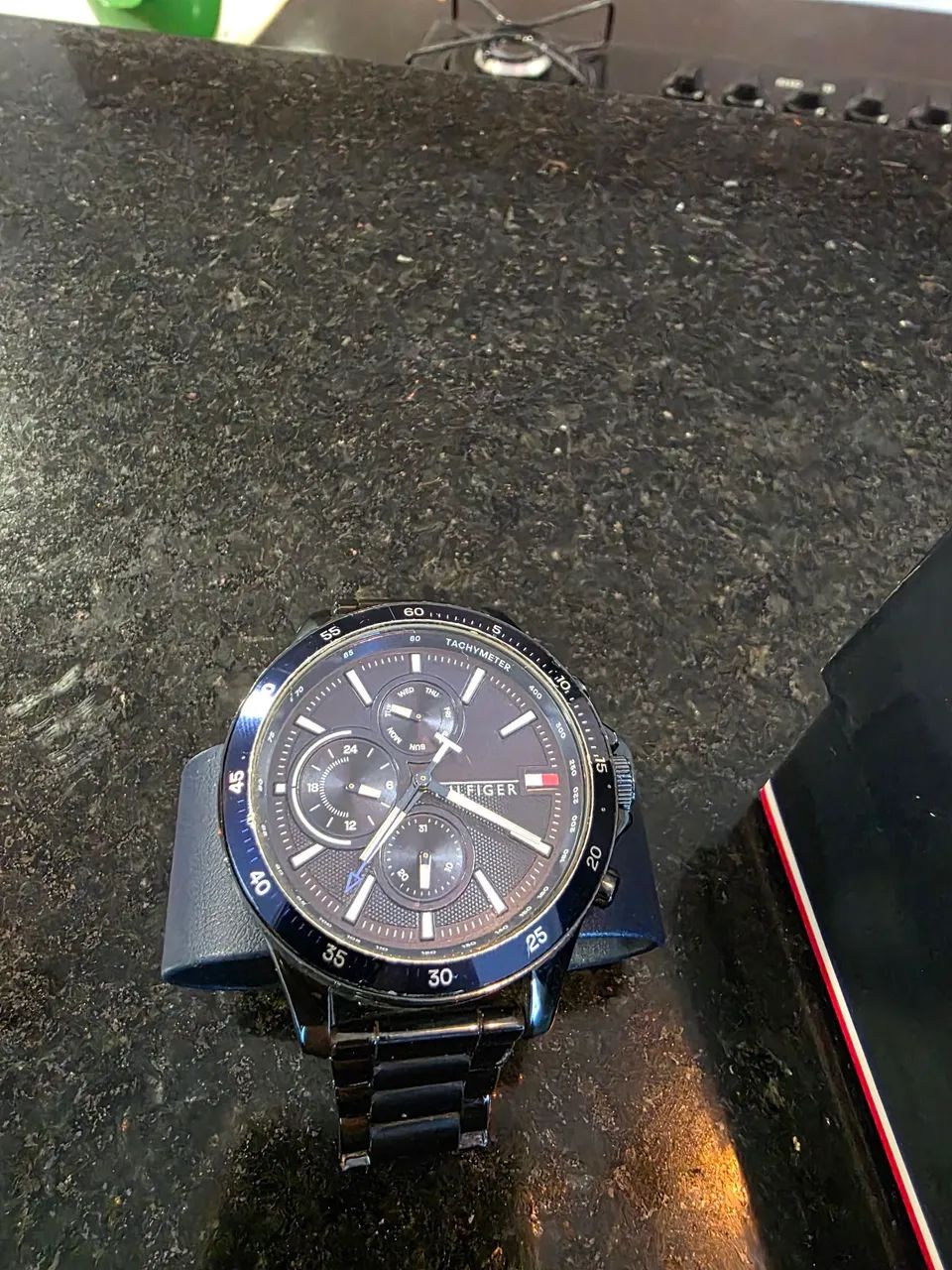 Relógio Tommy Hilfiger Original Preto - Completo com Caixa e Nota Fiscal - Foto 2