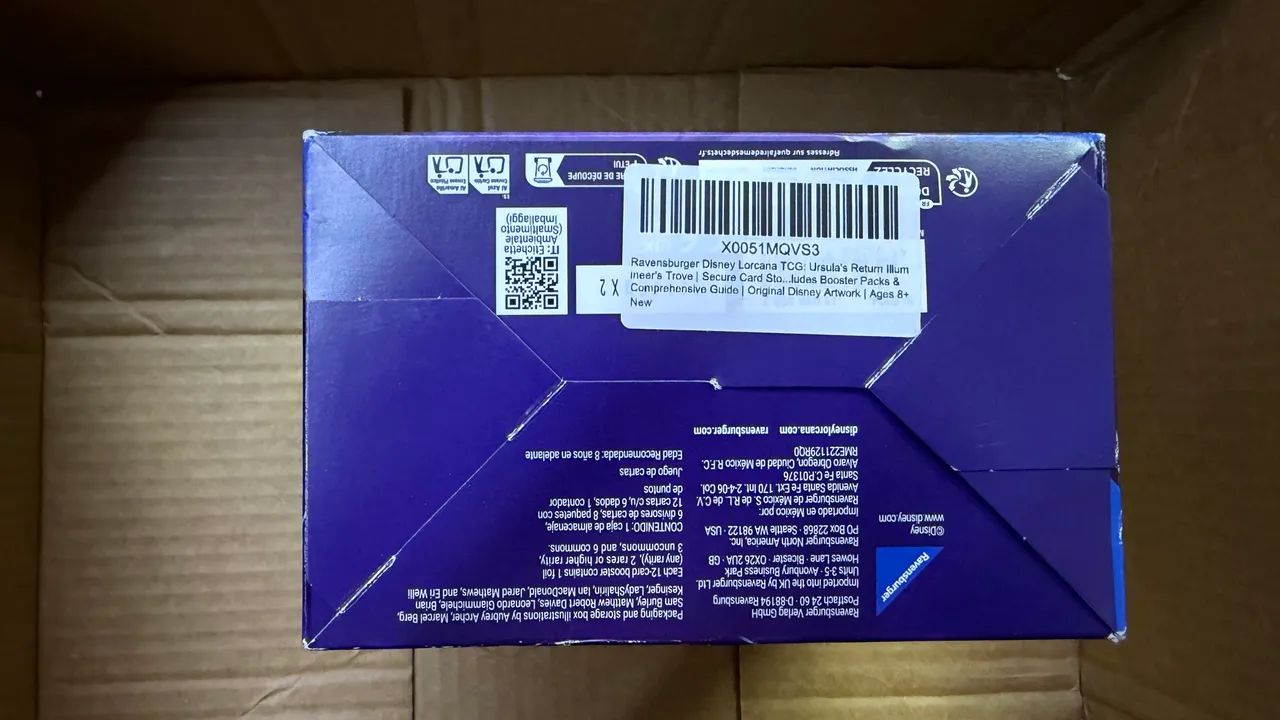 Lorcana Disney Box Trove Ursulas Return Nova Lacrada - Foto 3