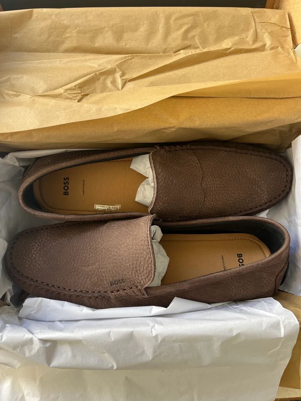 Mocassim HUGO BOSS COURO Noel Nubuck - Foto 3
