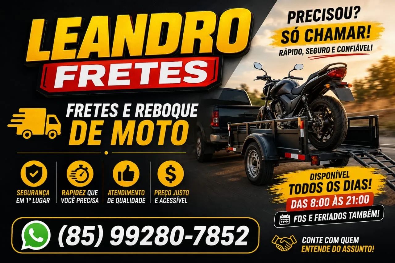 Frete e Reboque de moto