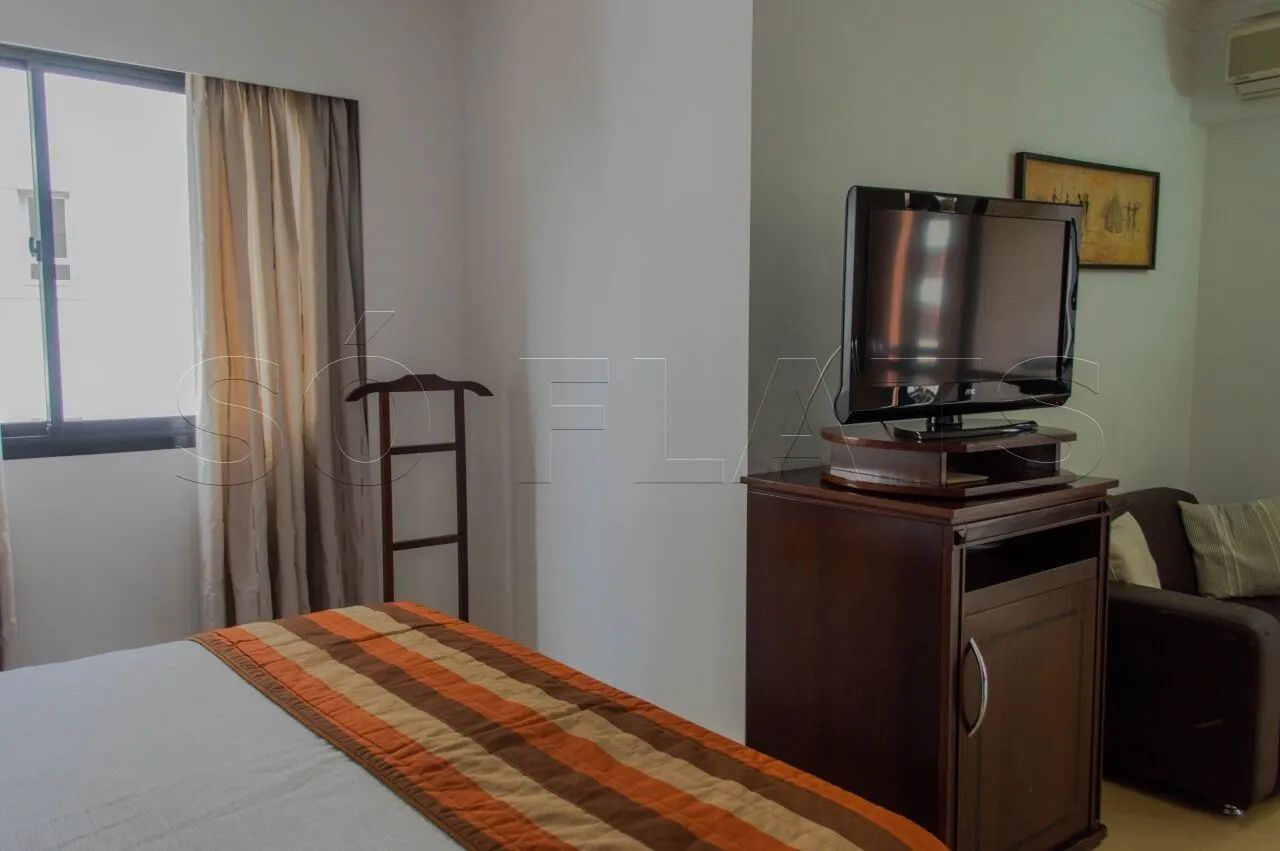 Flat Clarion Faria Lima para locação com 54m² contendo 1 dormitório e 1 vaga de garagem. - Foto 12