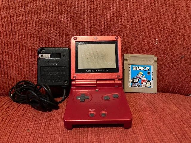 Gameboy Advanced SP Com Fonte Original e 1 Jogo Original