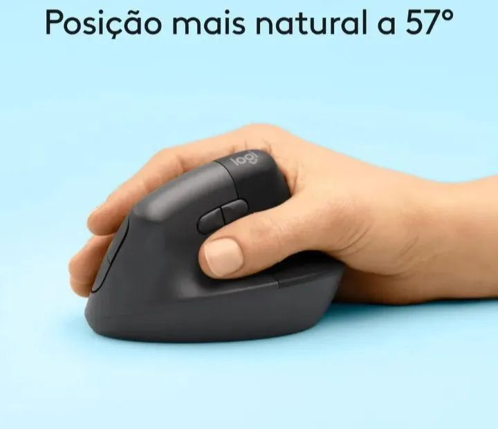 Mouse Logitech sem fio 57°grau - Foto 2