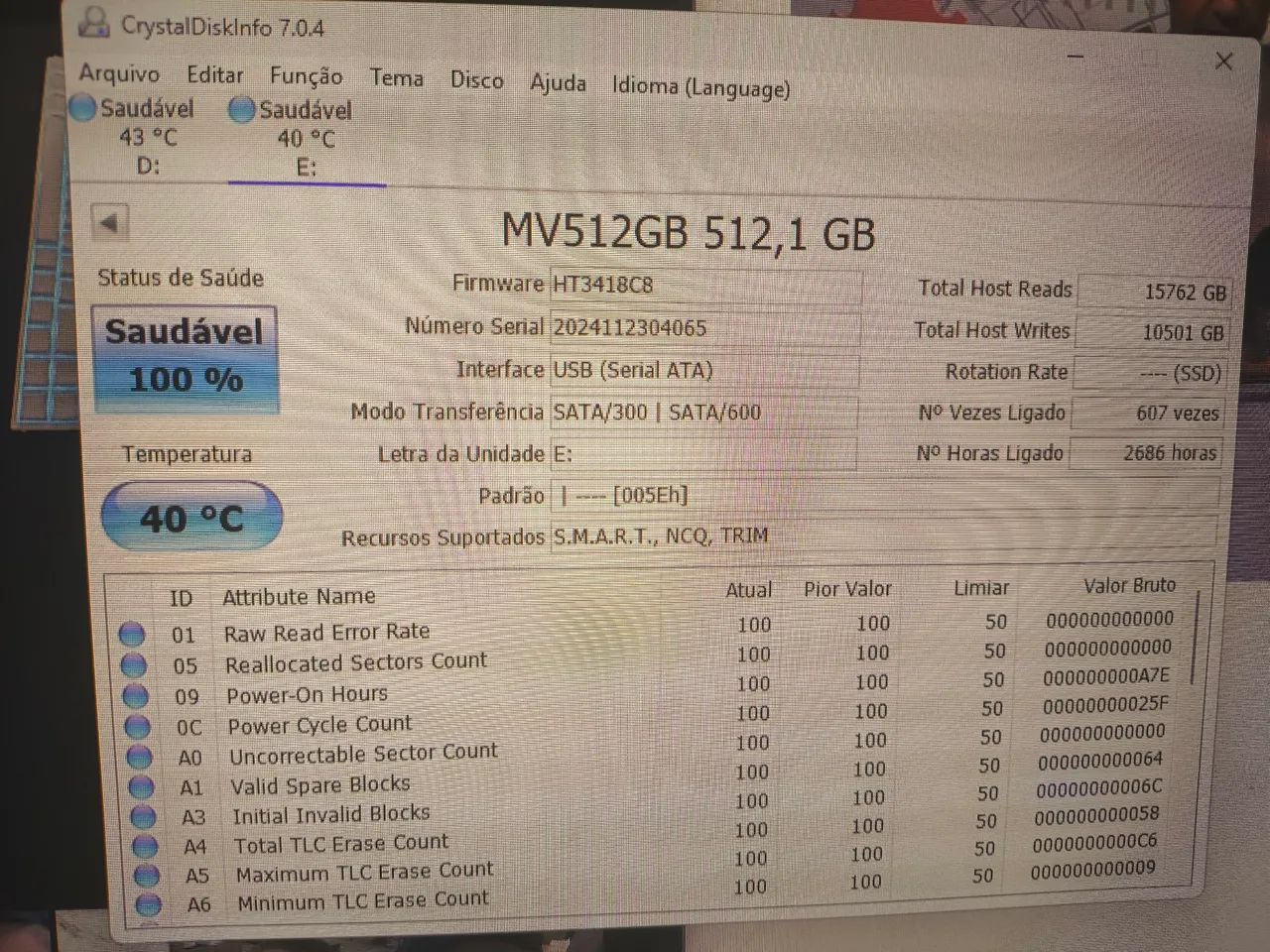Ssd MV com 480GB - Foto 2