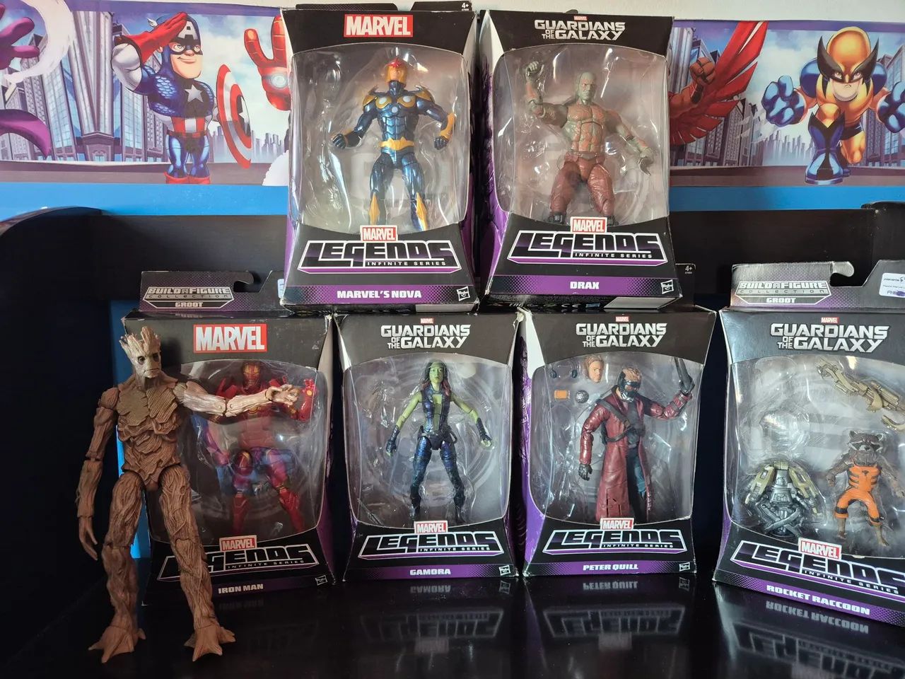 Marvel legends GUARDIÕES DA GALAXY 