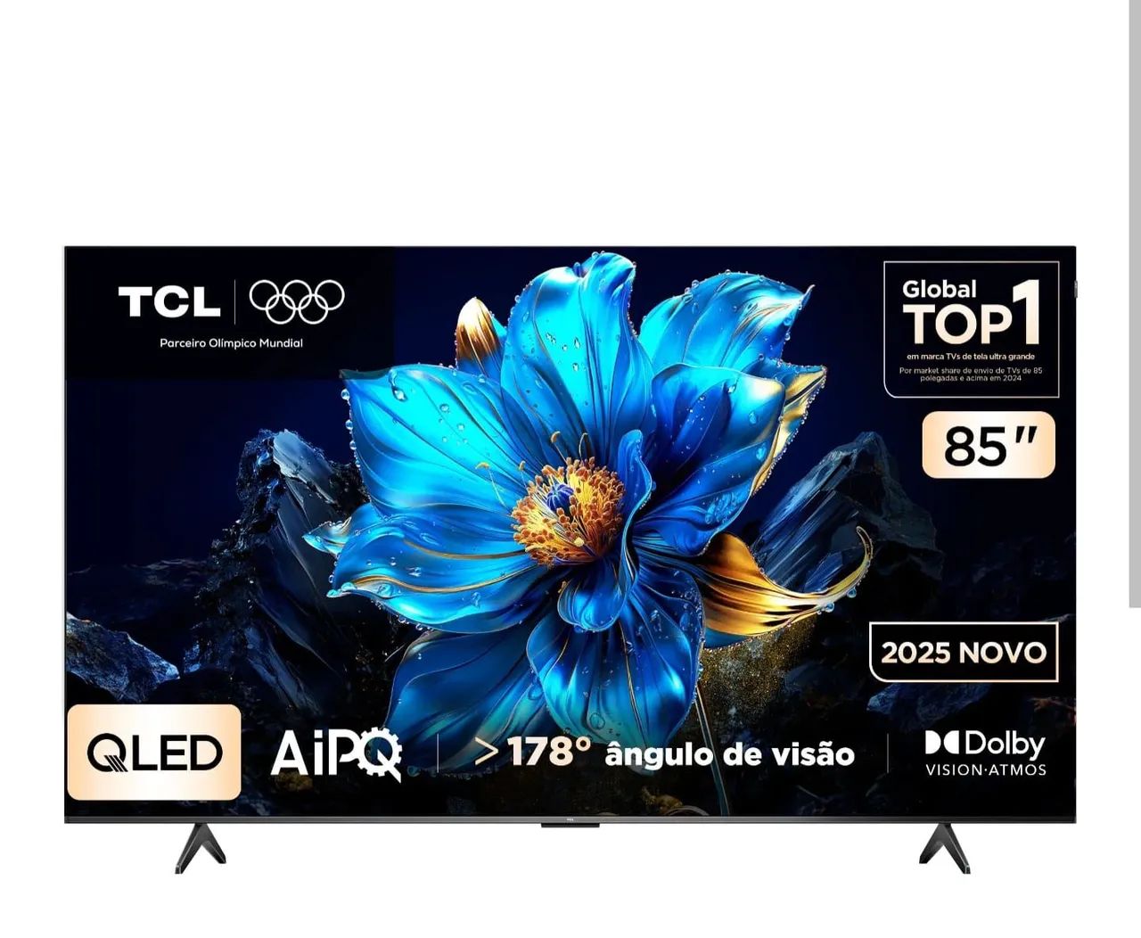 Smart tv TCL QLED 85 polegadas semi nova