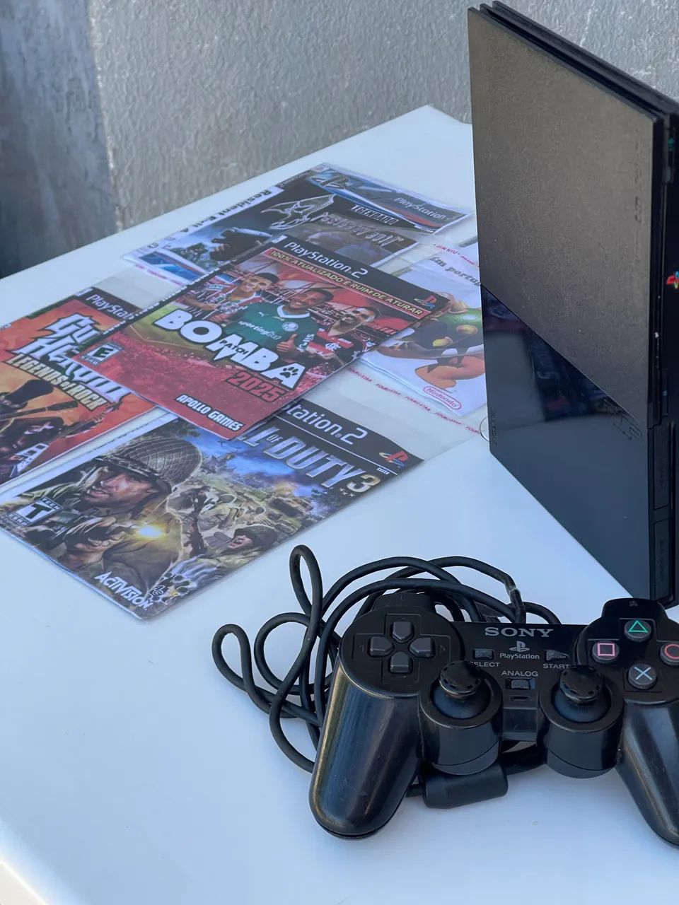 ps2 セット Sony Playstation 2 PS2 Pack Game Edition cor Preto - Excelente