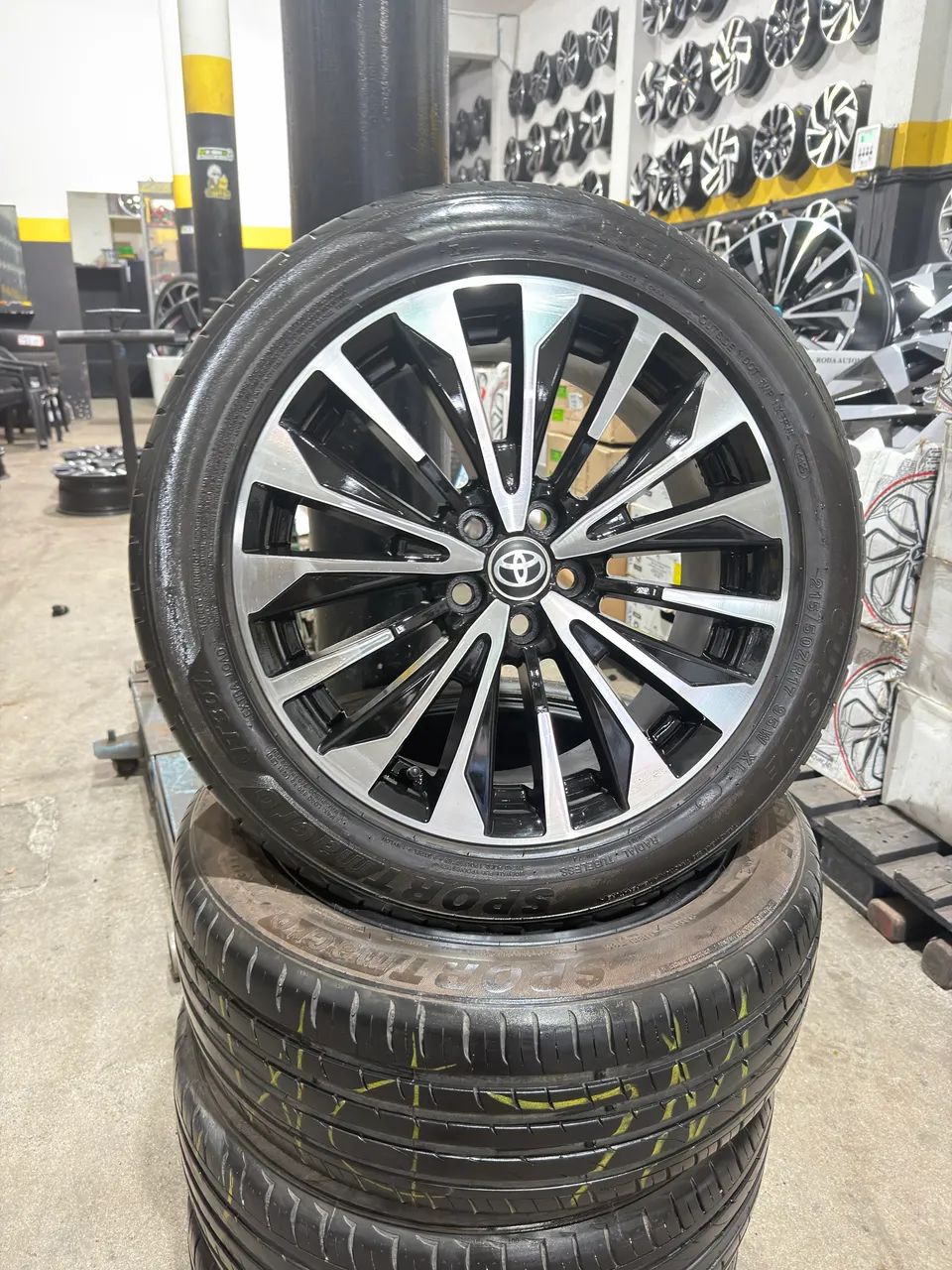 Rodas aro 17 com pneus 215/50 - Foto 3
