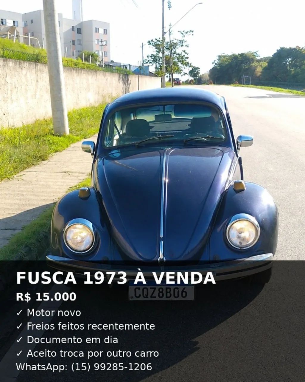 Volkswagen Fusca 1300 1973