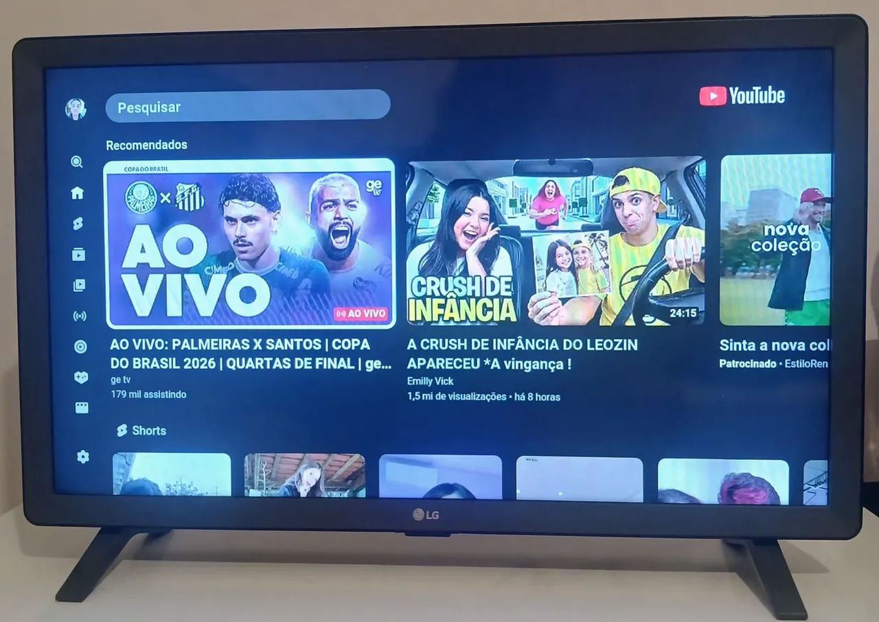 Smart tv lg 24 polegadas  - Foto 3