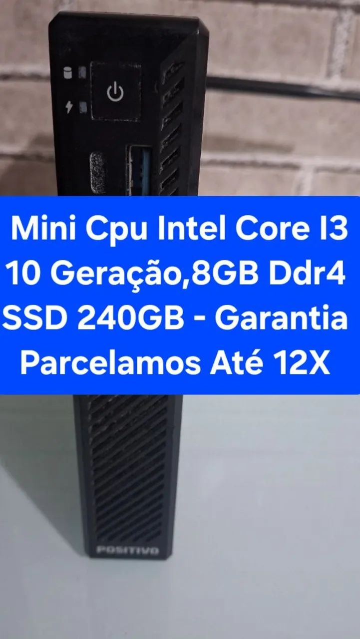 Mini Cpu Intel Core I3 / 10 Geração - Garantia 