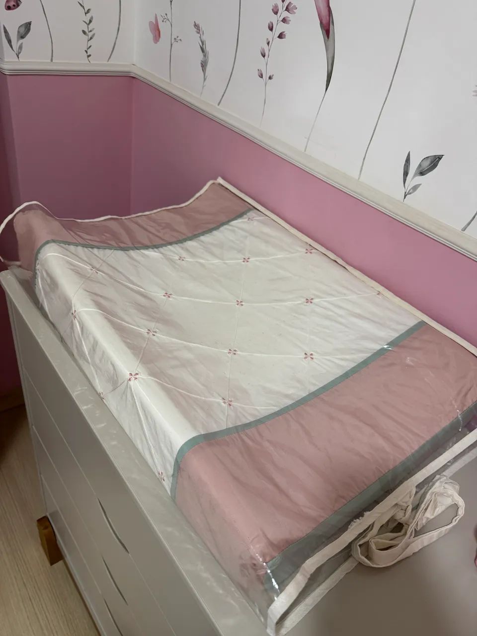 Kit quarto de bebê menina + berço - Foto 4