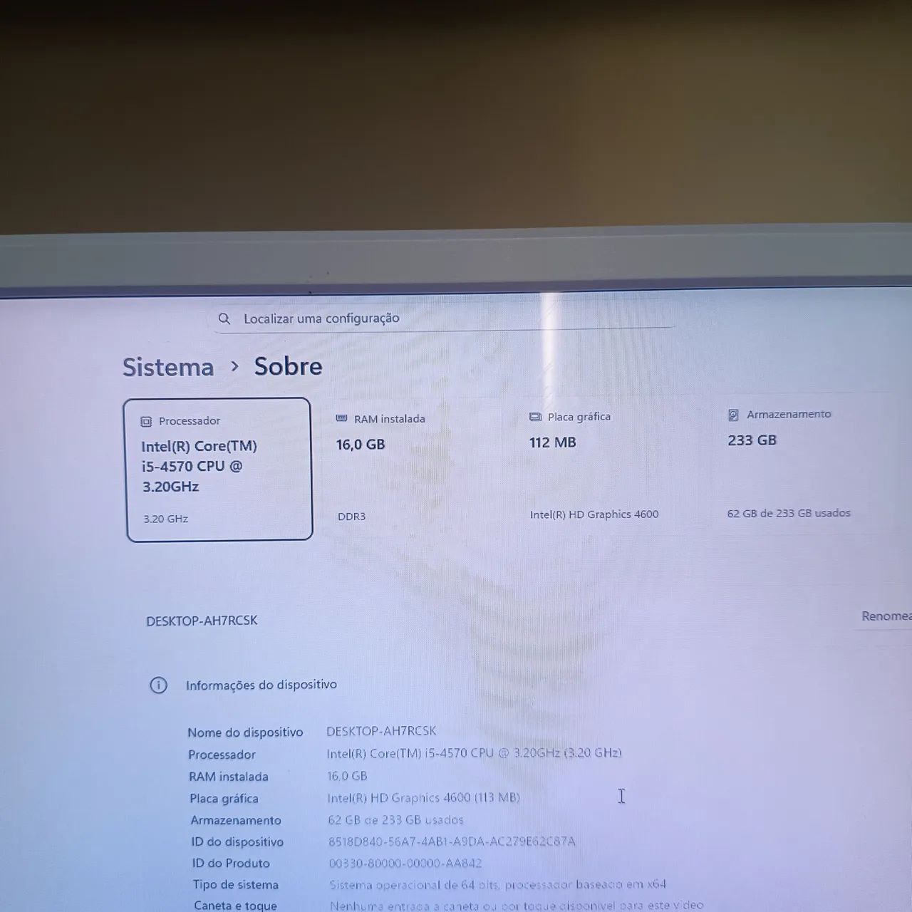 Pc i5 4570 16g de ram completo  - Foto 2